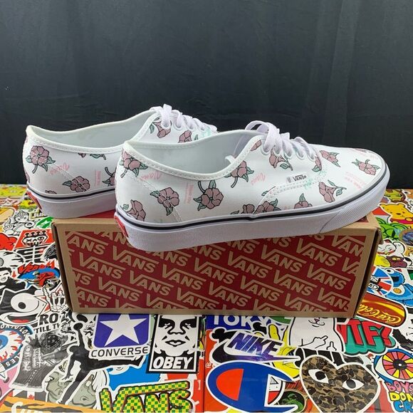 Vans Authentic Thank You Floral Womens Various Sizes - Picture 2 of 14